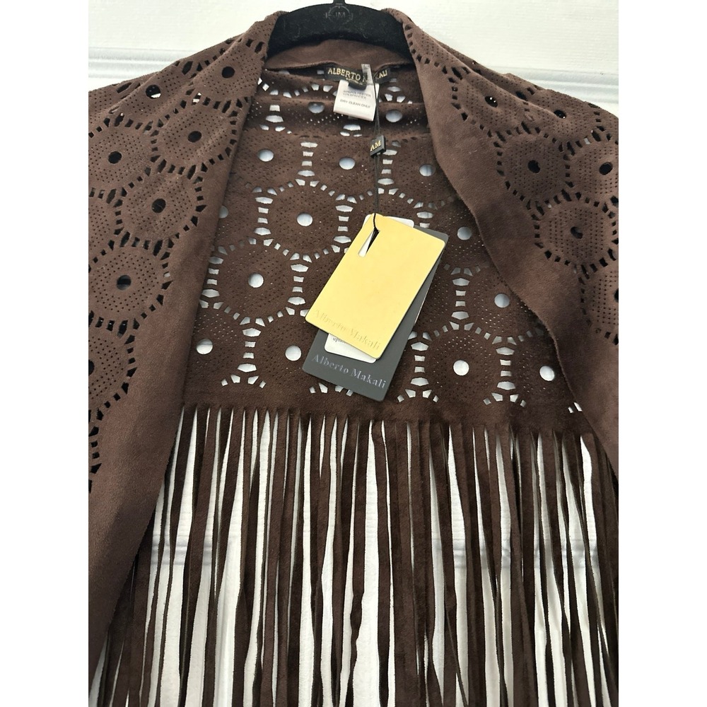 ALBERTO‎ MAKALI
BROWN SHAWL-
WITH FRINGE